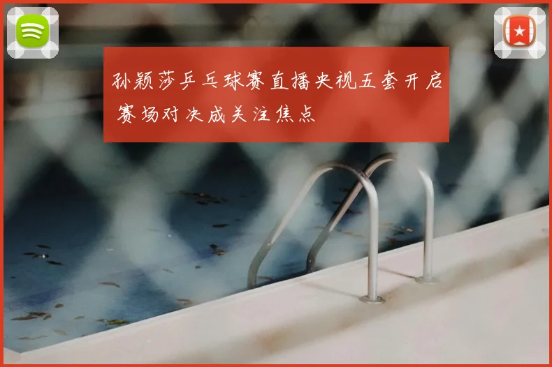 孙颖莎乒乓球赛直播央视五套开启 赛场对决成关注焦点
