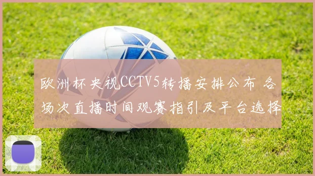 欧洲杯央视CCTV5转播安排公布 各场次直播时间观赛指引及平台选择